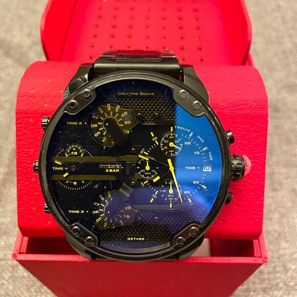 Diesel Mr Daddy 2.0 Men's Watch Black 57mm - New - Picture 3 of 5